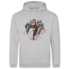 Hoodie with Print Azur Lane Hero Print 0072 - 2XL grey