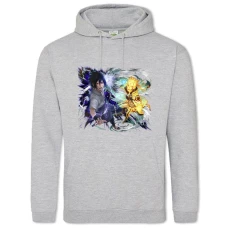 Hoodie with Print Naruto Main Heroes - 2XL grey