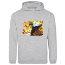Hoodie with Print Naruto Battle Hero - 2XL grey