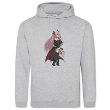 Hoodie with Print Owari No Seraph Krul Tepes - 2XL grey
