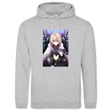 Hoodie with Print Owari No Seraph Heroes - 2XL grey