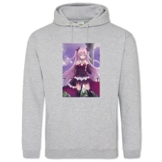 Hoodie with Print Owari No Seraph Krul Tepes Hero - 2XL grey