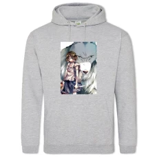 Hoodie with Print Mononoke-Hime Princess - 2XL grey
