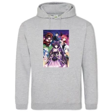 Hoodie with Print Date A Live Heroes - 2XL grey