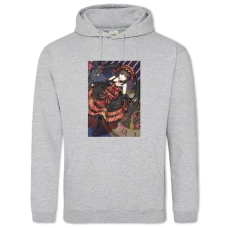 Hoodie with Print Date A Live Kurumi Tokisaki Hero - 2XL grey