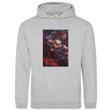 Hoodie with Print Date A Live Kurumi Tokisaki Girl - 2XL grey