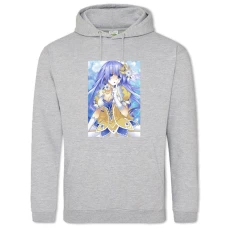 Hoodie with Print Date A Live Izayoi Miku Hero - 2XL grey