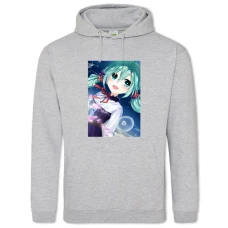 Hoodie with Print Date A Live Natsumi - 2XL grey
