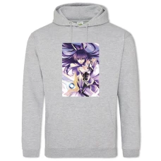 Hoodie with Print Date A Live Tohka Yatogami - 2XL grey