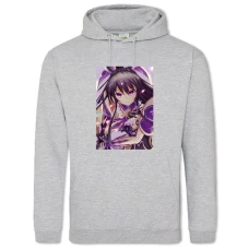 Hoodie with Print Date A Live Tohka Yatogami Hero - 2XL grey