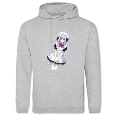 Hoodie with Print Date A Live Origami Tobiichi - 2XL grey