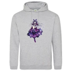 Hoodie with Print Date A Live Yatogami Tohka Hero - 2XL grey