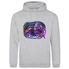 Hoodie with Print Date A Live Yatogami Tohka Print - 2XL grey