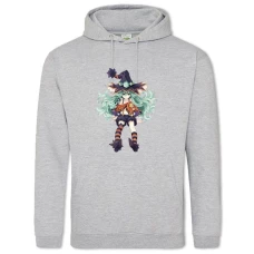 Hoodie with Print Date A Live Natsumi Little Witch - 2XL grey