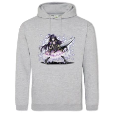 Hoodie with Print Date A Live Battle Girl Print - 2XL grey