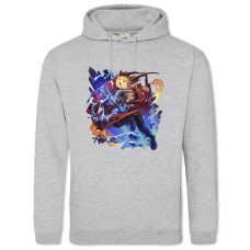 Hoodie with Print Fullmetal Alchemist Edward Elric - 2XL grey