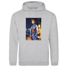 Hoodie with Print Your Name Beautiful Mitsuha Miyamizu - 2XL grey