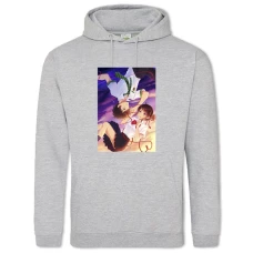 Hoodie with Print Your Name Happy Heroes - 2XL grey