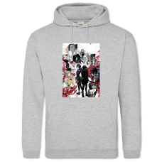 Hoodie with Print Tokyo Ghoul Universe - 2XL grey