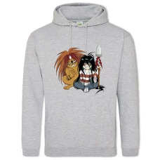 Hoodie with Print Ushio To Tora Print - 2XL grey