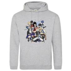 Hoodie with Print Fairy Tail All Heroes - 2XL grey