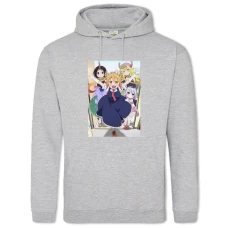 Hoodie with Print Kobayashi-San Chi No Maid Dragon Main Theme - 2XL grey