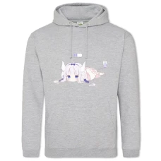 Hoodie with Print Kobayashi-San Chi No Maid Dragon Kanna Kamui - 2XL grey