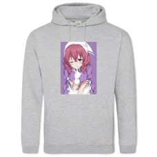 Hoodie with Print Blend S Miu Amano - 2XL grey