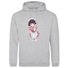 Hoodie with Print Blend S Funny Maika Sakuranomiya - 2XL grey