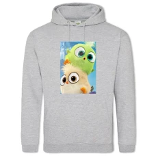 Hoodie with Print Angry Birds Little - 2XL grey
