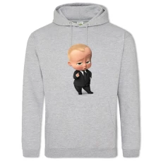 Hoodie with Print Baby Boss Child - 2XL grey