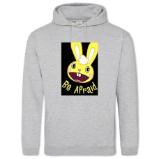 Hoodie with Print Happy Tree Friends Be Afraid - 2XL grey