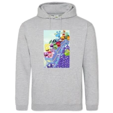 Hoodie with Print Happy Tree Friends All Heroes - 2XL grey