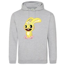 Hoodie with Print Happy Tree Friends Yellow Rabbit - 2XL grey