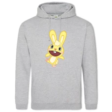 Hoodie with Print Happy Tree Friends Hare Honey - 2XL grey