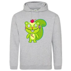 Hoodie with Print Happy Tree Friends Sweet Tooth - 2XL grey