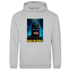 Hoodie with Print Lego Batman Back In Black - 2XL grey
