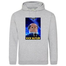 Hoodie with Print Lego Kick Butler - 2XL grey
