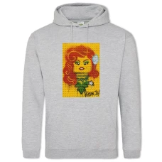 Hoodie with Print Lego Poison Ivy - 2XL grey