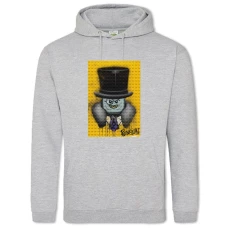 Hoodie with Print Lego Penguin - 2XL grey