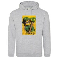 Hoodie with Print Lego Riddler - 2XL grey