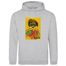 Hoodie with Print Lego Robin - 2XL grey