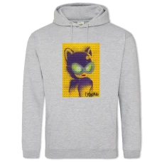 Hoodie with Print Lego Catwoman - 2XL grey