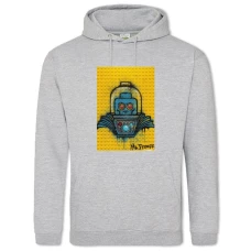 Hoodie with Print Lego Mr Freeze - 2XL grey