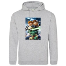 Hoodie with Print Lego Star Wars Heroes - 2XL grey