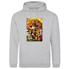 Hoodie with Print Lego Indiana Jones - 2XL grey