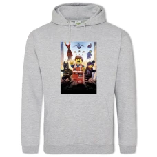 Hoodie with Print Lego Movie Theme - 2XL grey