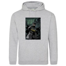 Hoodie with Print Lego Batman Art - 2XL grey