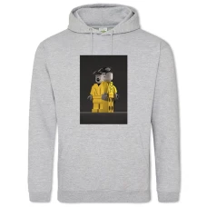 Hoodie with Print Lego Breaking Bad - 2XL grey