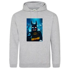 Hoodie with Print Lego Dark Batman - 2XL grey